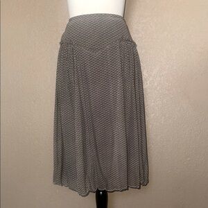 Max Studio Midi A-Line Skirt